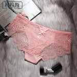 DULASI Sexy Lace Underwear Women Transparent Low Waist