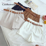White Suit Shorts For Women Fashion Solid